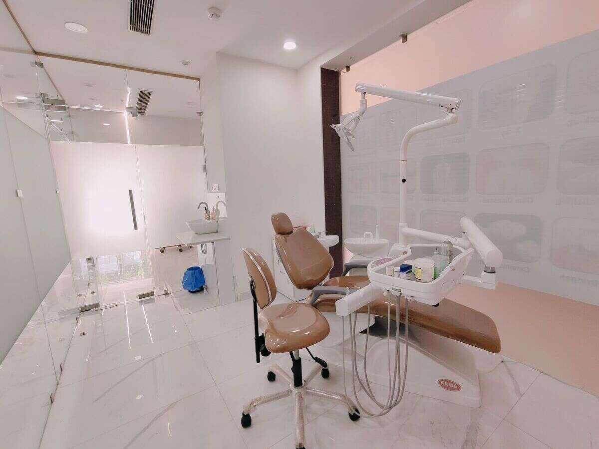 A dental operatory at Mahavirai Dental and Medical Care, Sector 48 Gurgaon