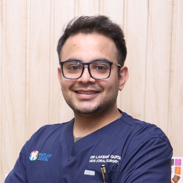 Dr. Lakshay Gupta, Oral and Maxillofacial Surgeon at Mahavirai Dental and Medical Care